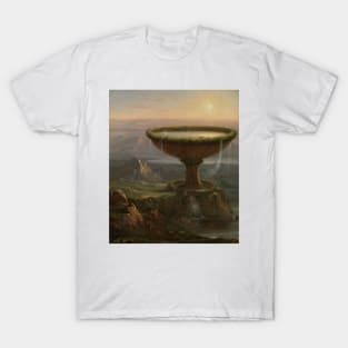 The Titan's Goblet by Thomas Cole T-Shirt